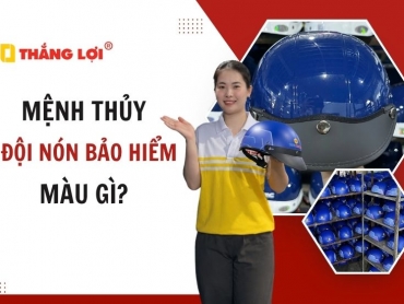 Mệnh Thủy đội nón bảo hiểm màu gì để thu hút tài lộc, bình an?