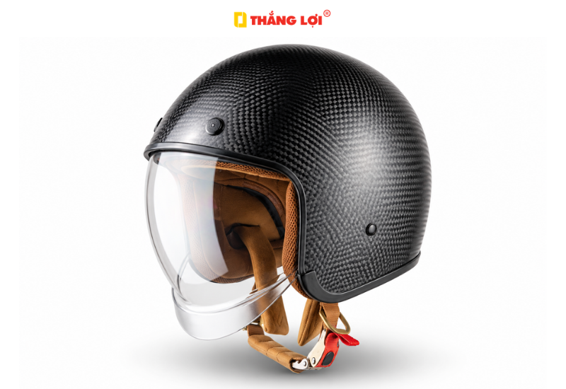Ưu điểm mũ bảo hiểm carbon siêu nhẹ, bền chắc khi sử dụng