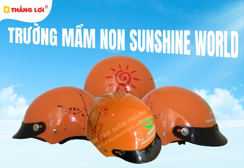 Nón bảo hiểm Trường mầm non Sunshine World