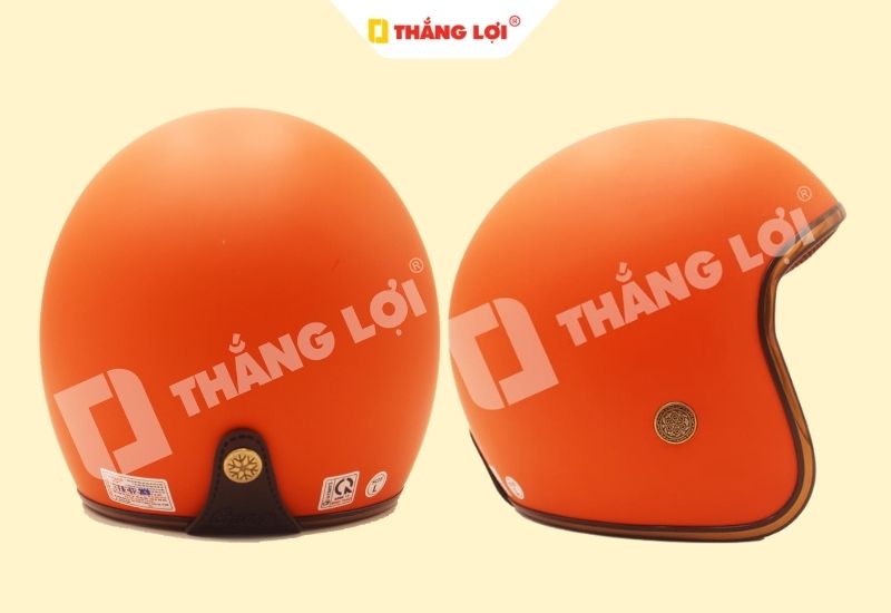 Mũ bảo hiểm 3 4 cho người đầu to form rộng, dễ đội