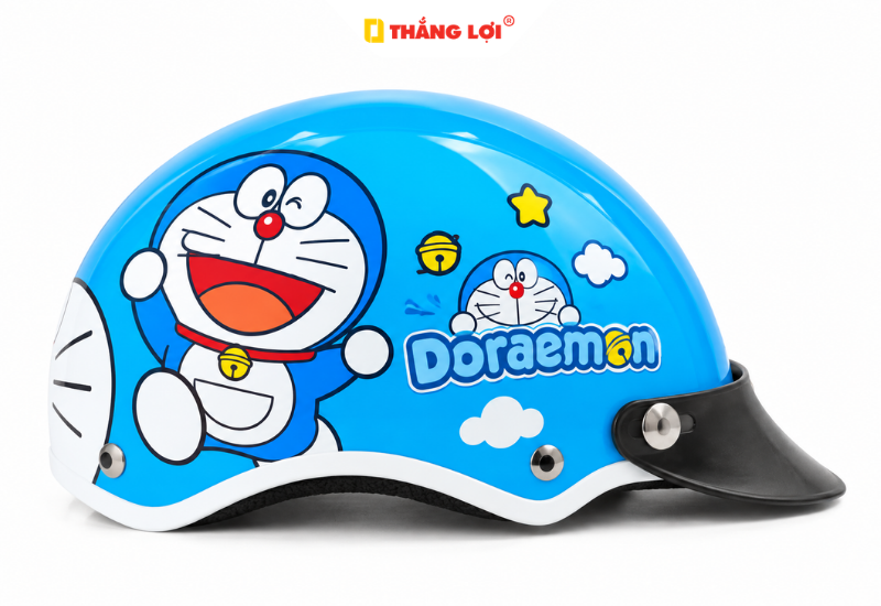 Mũ bảo hiểm cute in nhân vật hoạt hình anime nổi bật, đẹp mắt
