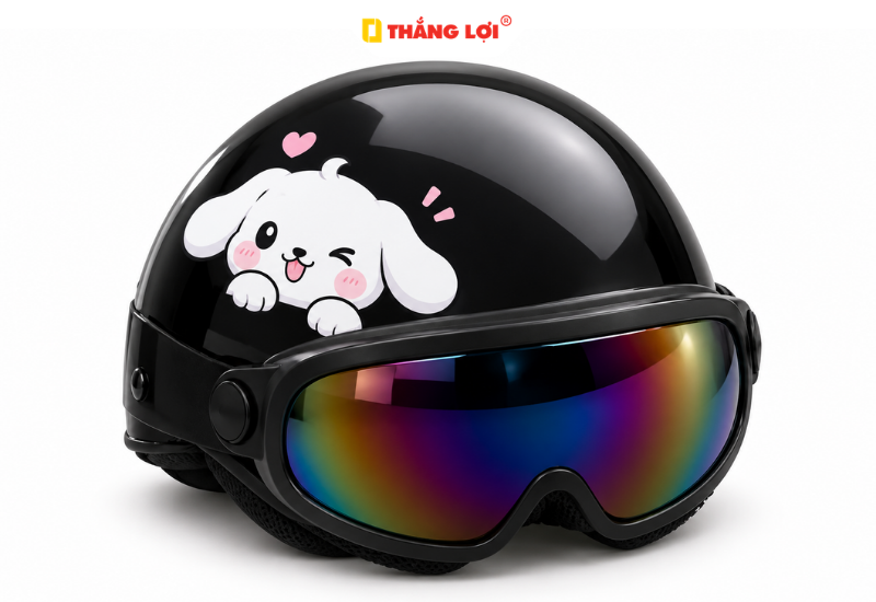 Thiết kế mũ bảo hiểm cute làm quà tặng nhận diện thương hiệu