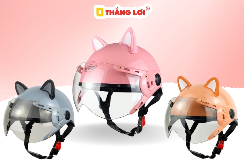 Mẫu mũ bảo hiểm tai có kính