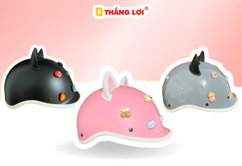 Mẫu mũ bảo hiểm tai mèo cực dễ thương