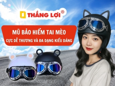 19+ mẫu mũ bảo hiểm tai mèo cực dễ thương và đa dạng kiểu dáng 