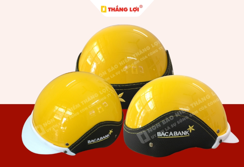 Nón bảo hiểm in logo quà tặng ngân hàng Bắc Á Bank