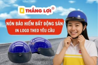 10+ mẫu nón bảo hiểm bất động sản in logo theo yêu cầu 
