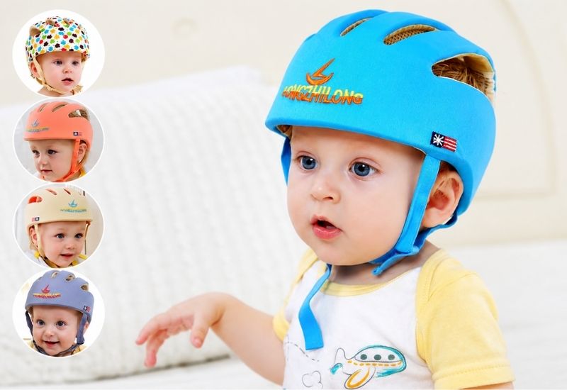 Đội mũ cho bé khi đi xe máy là điều quan trọng mà bố mẹ cần quan tâm