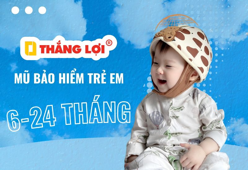 Mũ bảo hiểm trẻ em từ 6-24 tháng tuổi