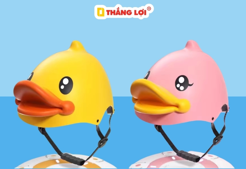 Nón bảo hiểm hình con vịt