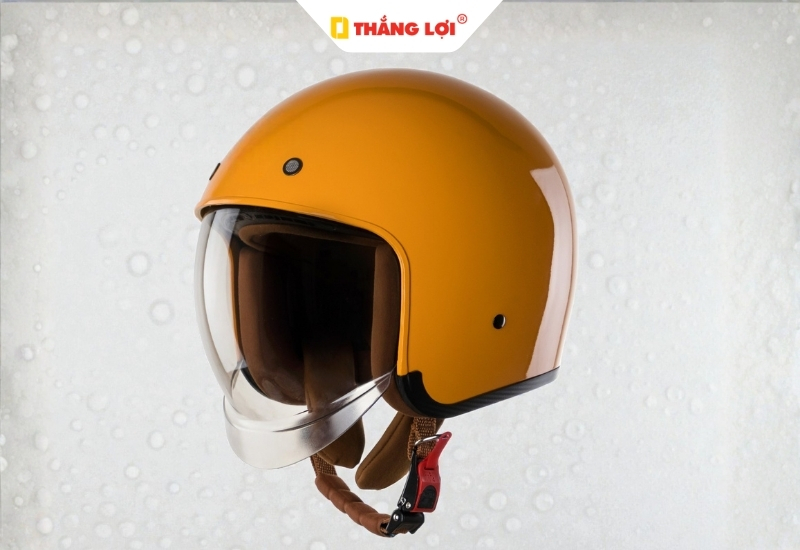 Nón bảo hiểm kính âm màu cam