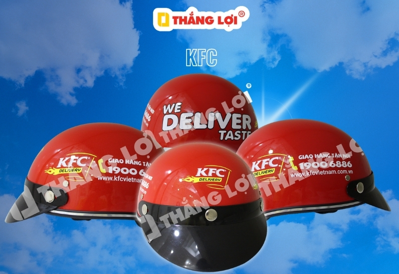 Nón bảo hiểm KFC Delivery