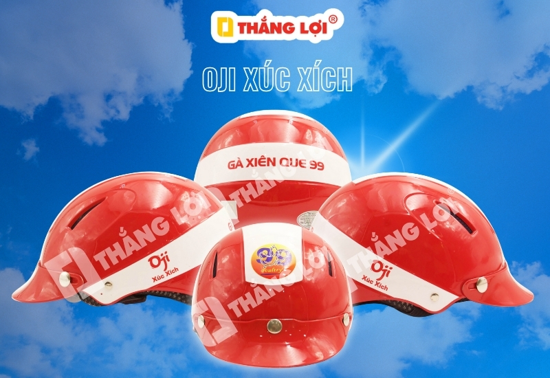 Nón bảo hiểm Oji xúc xích