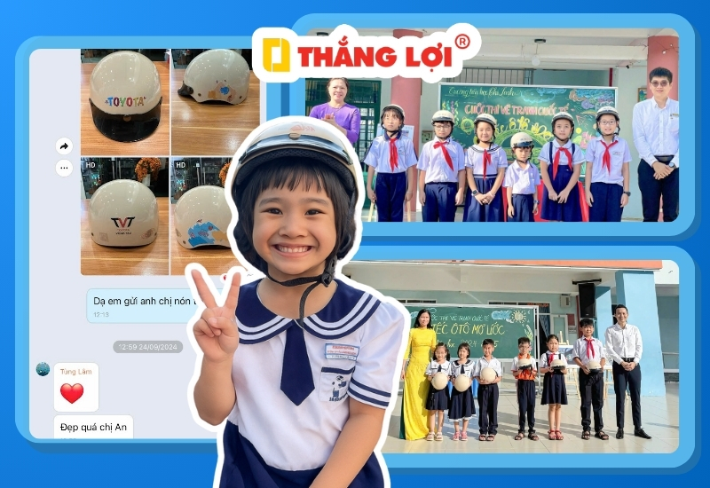 Công ty sản xuất nón bảo hiểm quà tặng cho trẻ em số lượng lớn