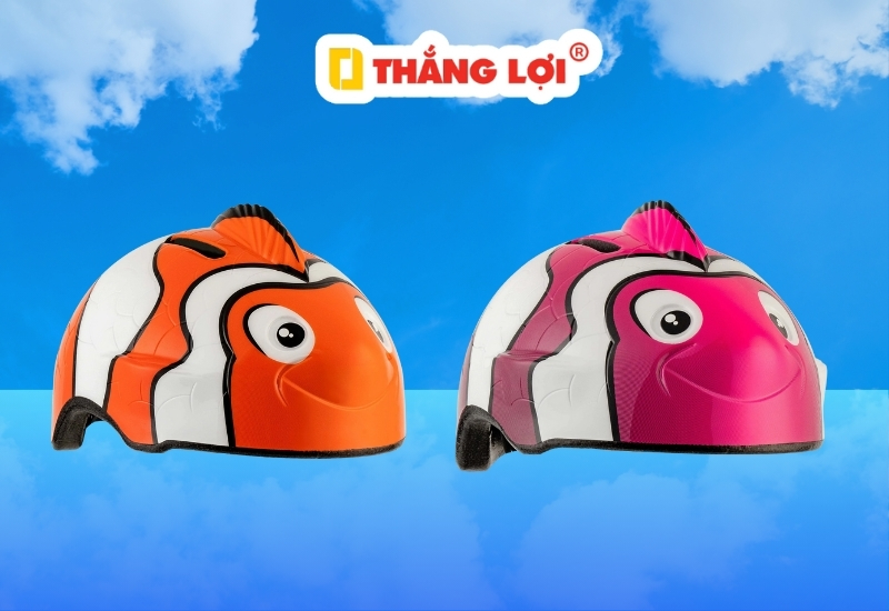 Nón bảo hiểm quà tặng cho trẻ em hình cá