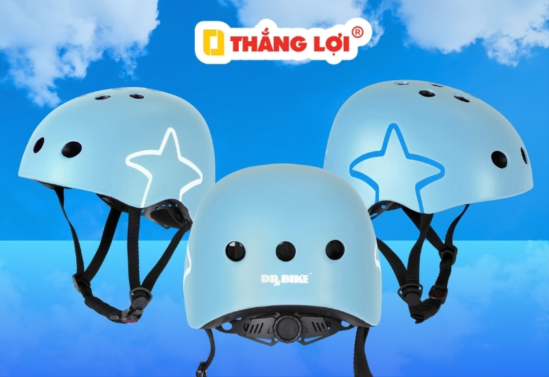 Nón bảo hiểm quà tặng cho trẻ em hình ngôi sao