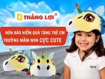Mẫu nón bảo hiểm quà tặng cho trẻ em và trường mầm non