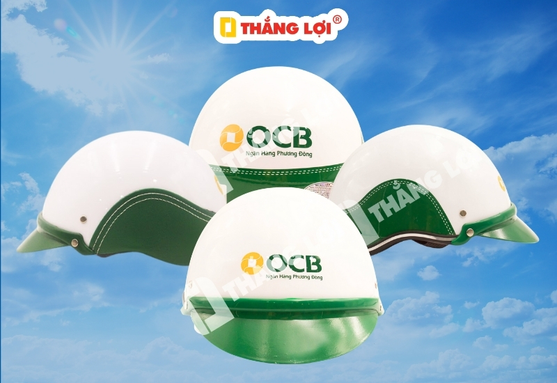 Mũ bảo hiểm nửa đầu Ngân hàng Phương Đông OCB
