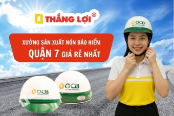 Xưởng sản xuất nón bảo hiểm quận 7 theo yêu cầu, giá rẻ nhất