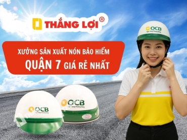 Xưởng sản xuất nón bảo hiểm quận 7 theo yêu cầu, giá rẻ nhất