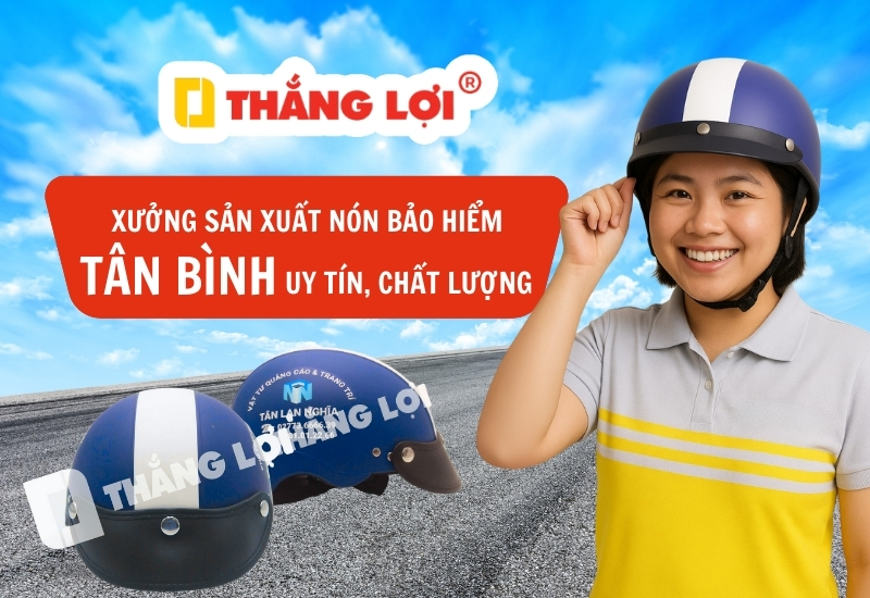 Xưởng sản xuất nón bảo hiểm quận Tân Bình chính hãng theo yêu cầu