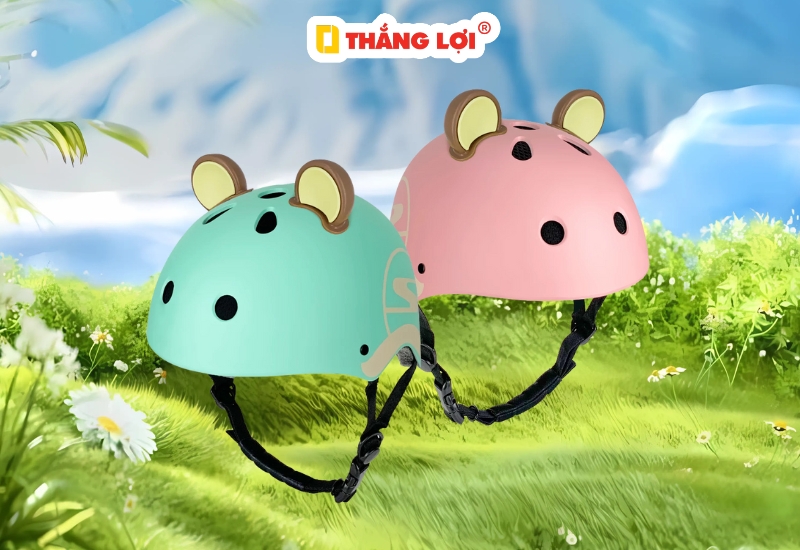 Nón bảo hiểm tai gấu thể thao