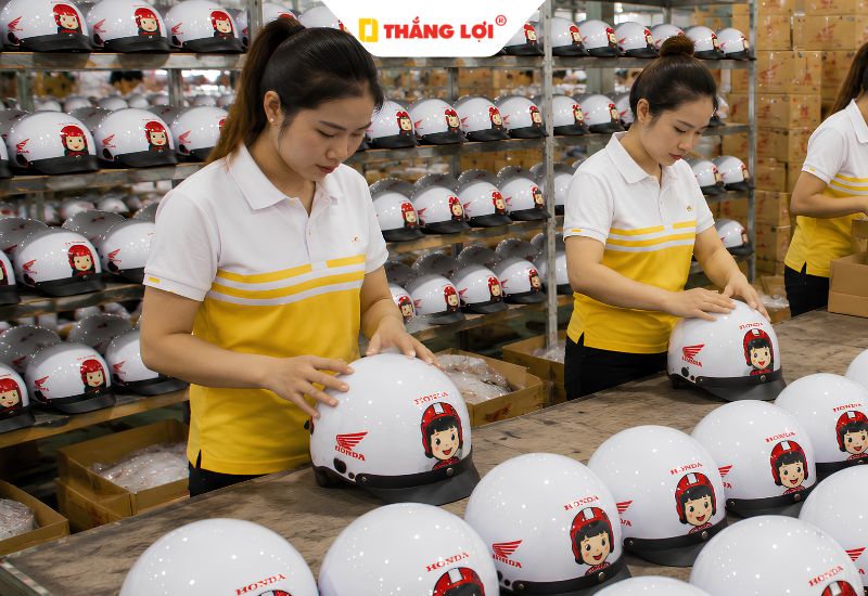 Kiểm định mũ bảo hiểm trẻ em đạt chuẩn trước xuất xưởng