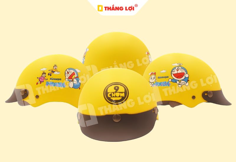 Nón bảo hiểm trẻ nhỏ dự án cộng đồng 9Chum Doraemon