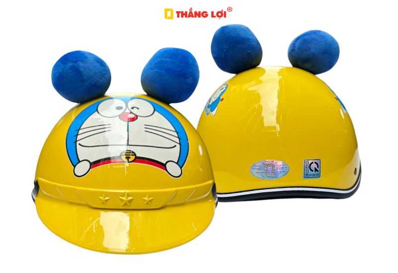 Nón bảo hiểm trẻ nhỏ nửa đầu gọn nhẹ dễ sử dụng hằng ngày