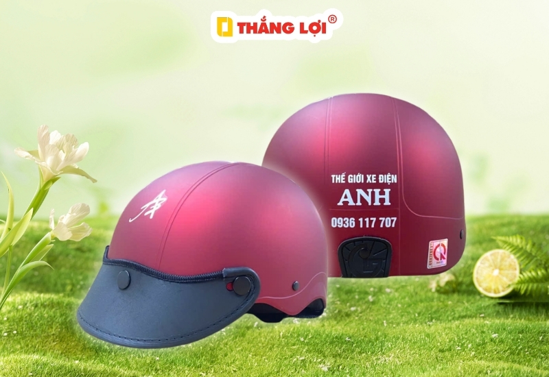 Nón bảo hiểm thương hiệu Thế giới xe điện Anh