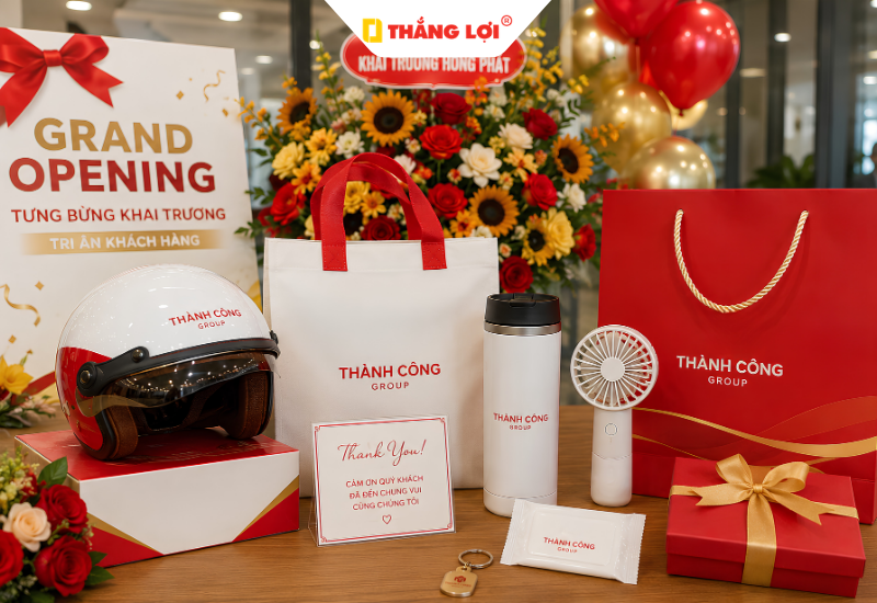 Quà tặng khách hàng trong ngày khai trương ý nghĩa, thiết thực