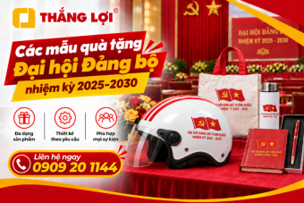 Quà tặng Đại hội Đảng bộ nhiệm kỳ 2025-2030 phổ biến và ý nghĩa 