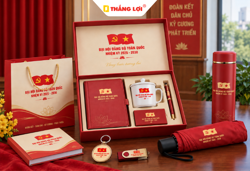 Tiêu chuẩn chọn quà tặng Đại hội Đảng trang trọng, phù hợp