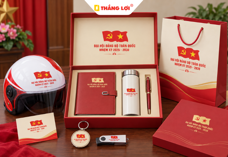 Ý nghĩa quà tặng Đại hội Đảng các cấp trang trọng, thiết thực