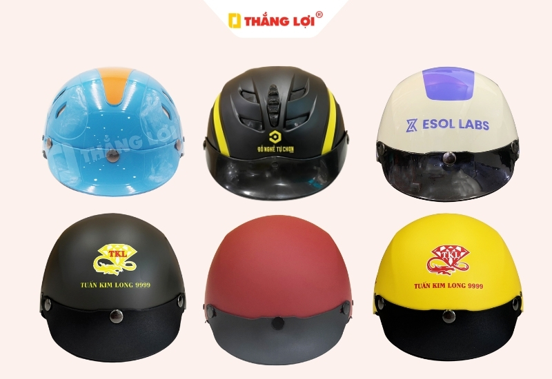 Màu sắc nón nón bảo hiểm