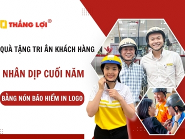 Quà tặng tri ân khách hàng cuối năm bằng mũ bảo hiểm