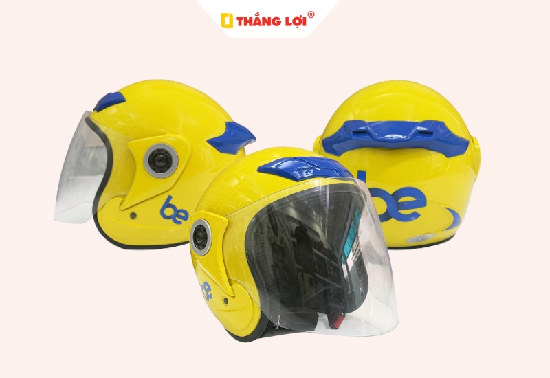 Nón bảo hiểm ¾ có kính Be
