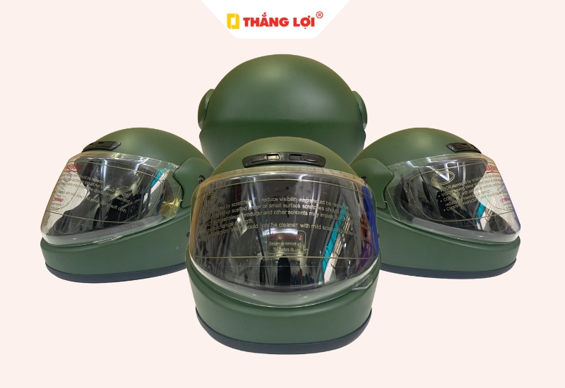 Nón bảo hiểm Fullface quân đội Quân khu 5