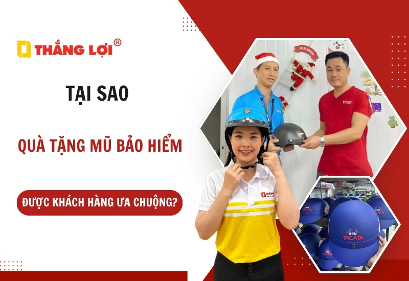 Quà tặng mũ bảo hiểm vì sao được ưa chuộng đến thế?