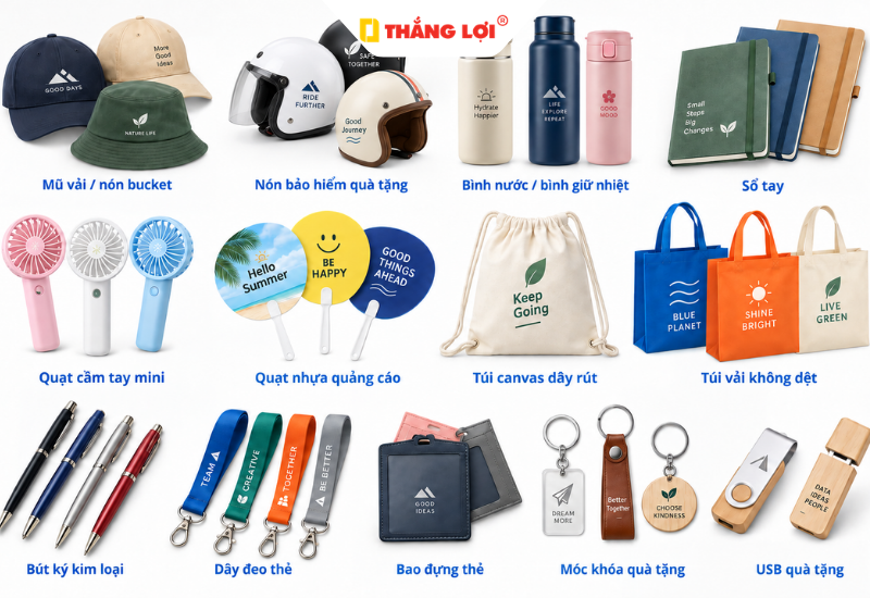 Kinh nghiệm đặt quà tặng sự kiện in logo số lượng lớn an toàn