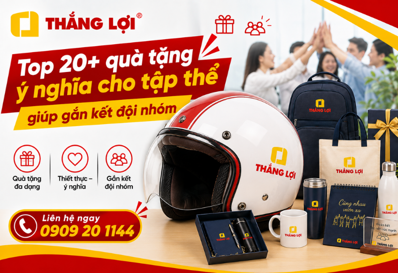 Top 20+ món quà tặng ý nghĩa cho tập thể thiết thực và dễ ghi nhớ