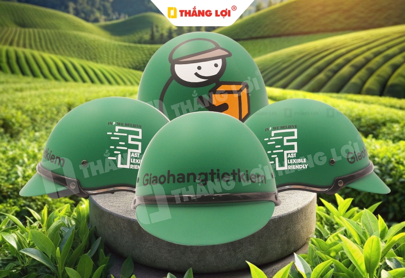 Mũ bảo hiểm nửa đầu Giao hàng tiết kiệm 1 phần 2