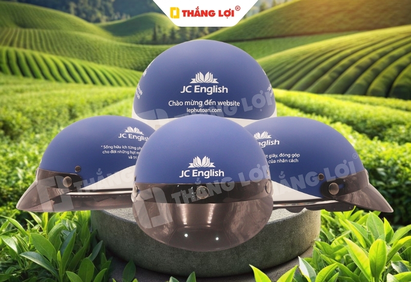Mũ bảo hiểm nửa đầu JC English