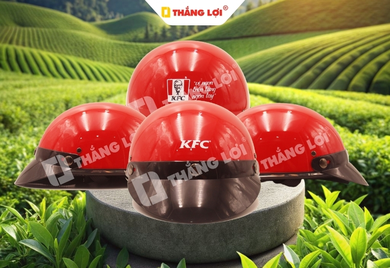 Mũ bảo hiểm nửa đầu KFC