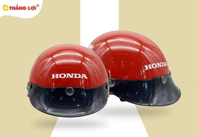 Sản xuất nón bảo hiểm cửa hàng xe máy Honda