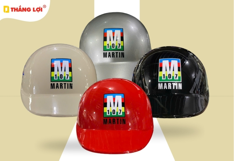 Sản xuất nón bảo hiểm cửa hàng xe máy Martin