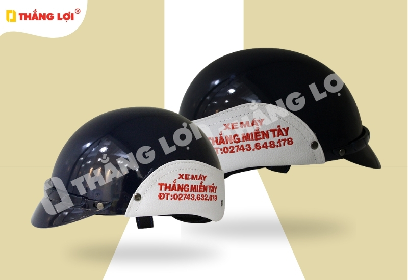 Sản xuất nón bảo hiểm cửa hàng xe máy Thắng Miền Tây