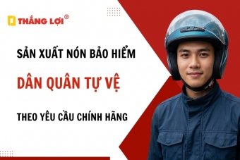 Sản xuất nón bảo hiểm dân quân tự vệ theo yêu cầu