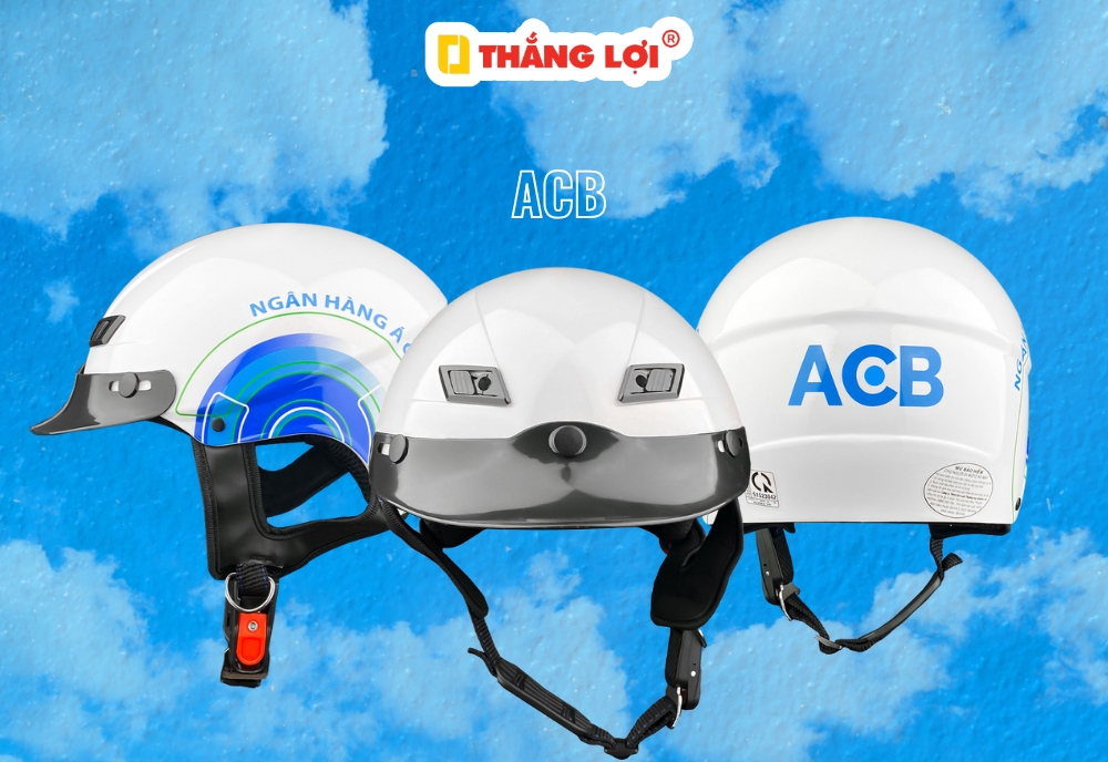 Nón bảo hiểm ngân hàng ACB