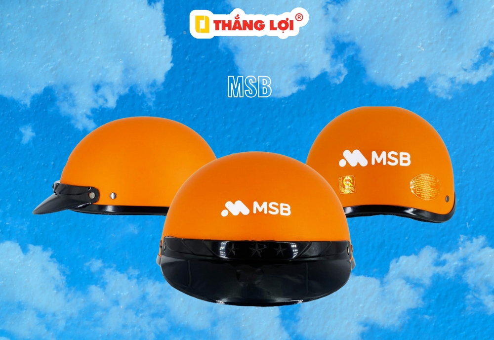 Nón bảo hiểm ngân hàng MSB